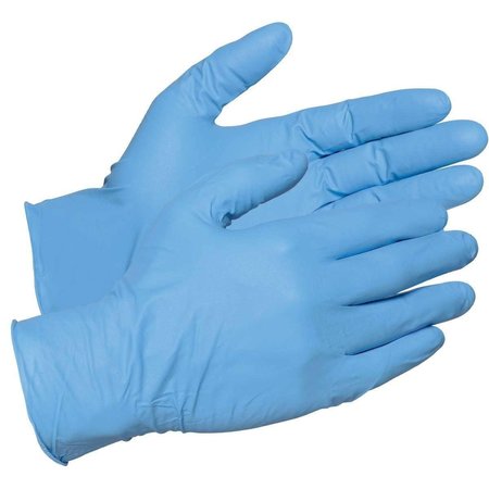 GEMPLERS Nitrile Disposable Gloves, 8 mil Palm, Nitrile, L, 250 PK, Blue 198247-L